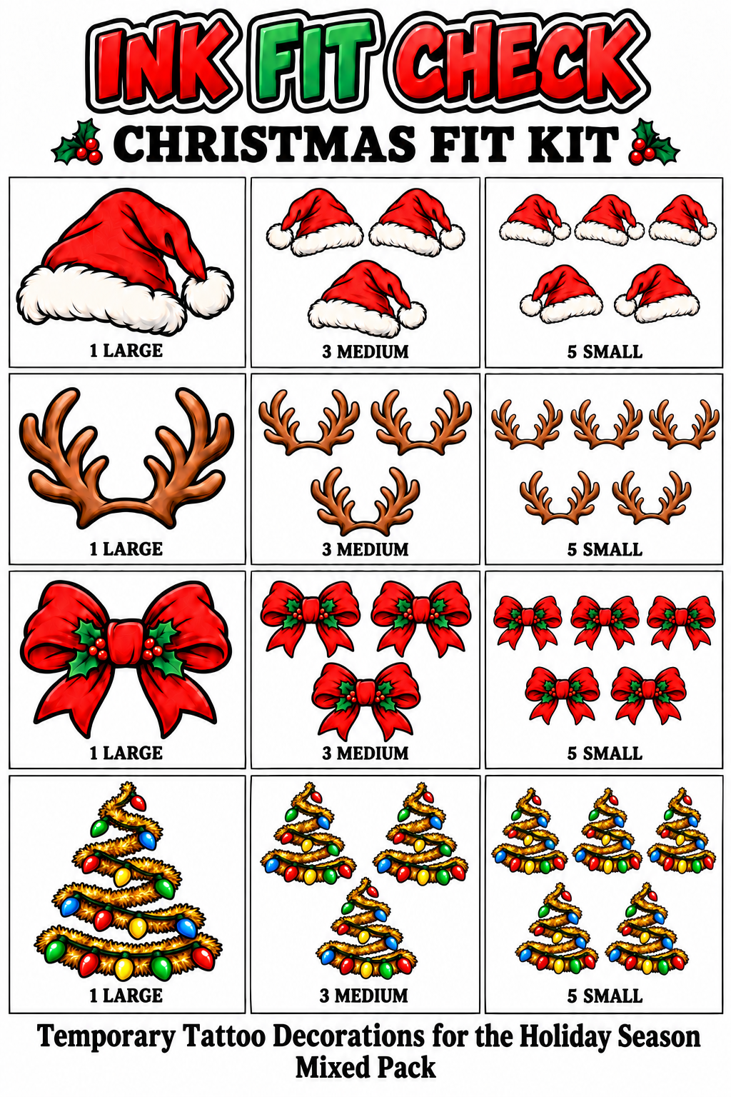 Mixed tattoo pack x1